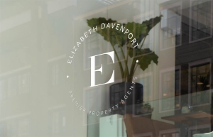 Elizabeth Davenport logo on window